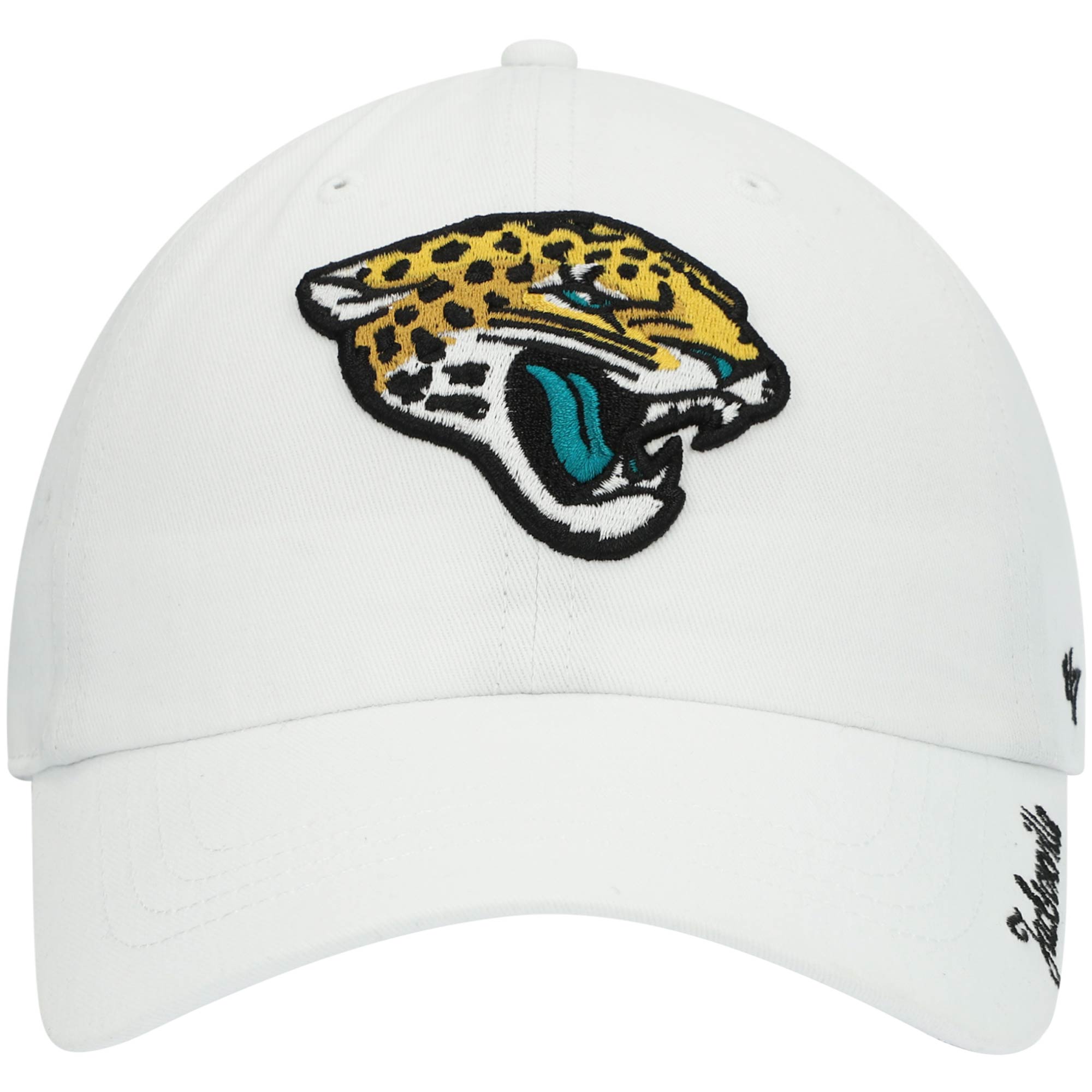 womens 47 white jacksonville jaguars miata clean up logo adjustable hat Collection – Jacksonville Jaguars Jerseys, Hats & Fan Gear | Jaguars Shop