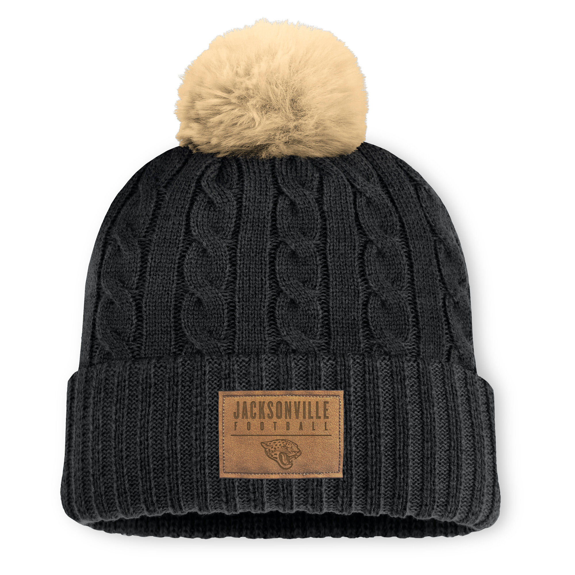 womens fanatics black jacksonville jaguars cable knit cuffed hat with pom Collection – Jacksonville Jaguars Jerseys, Hats & Fan Gear | Jaguars Shop