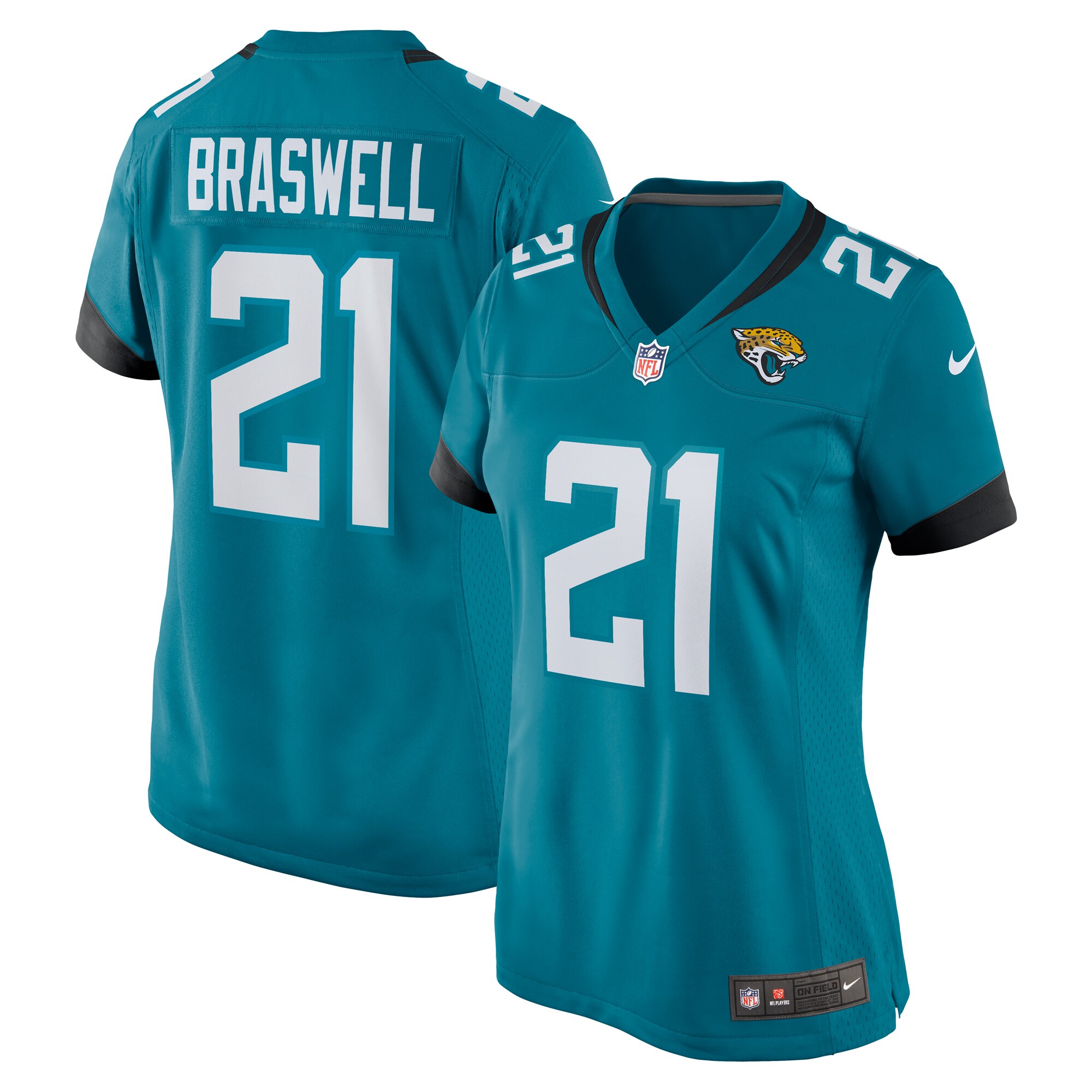 womens nike christian braswell teal jacksonville jaguars team game jersey Collection – Jacksonville Jaguars Jerseys, Hats & Fan Gear | Jaguars Shop