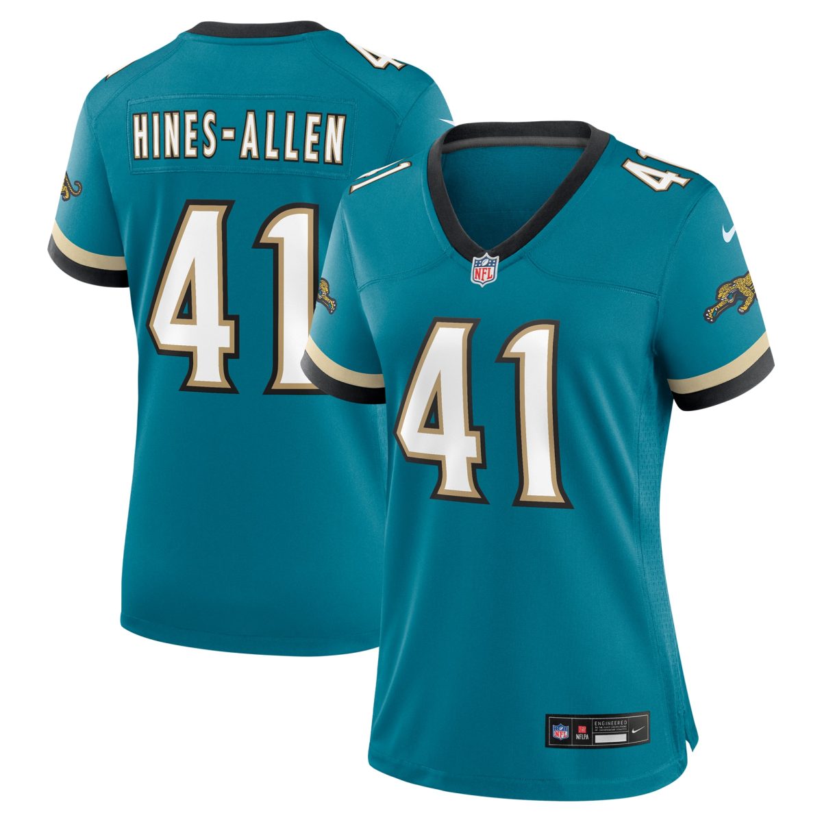 womens nike josh hines-allen teal jacksonville jaguars prowler throwback game jersey Collection – Jacksonville Jaguars Jerseys, Hats & Fan Gear | Jaguars Shop