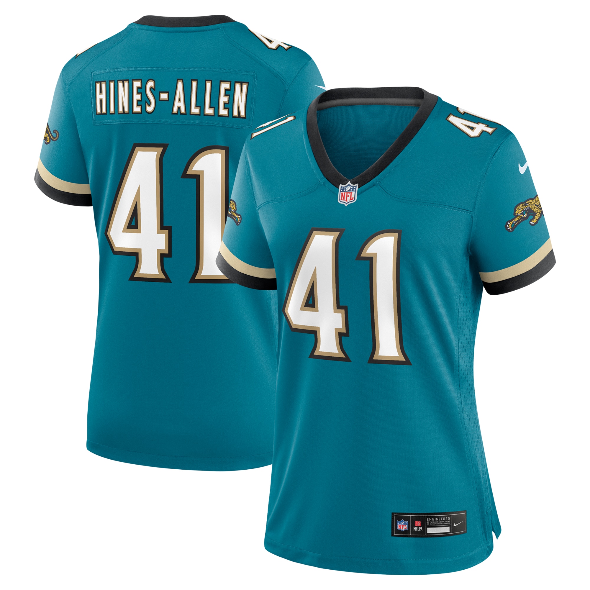 womens nike josh hines-allen teal jacksonville jaguars prowler throwback game jersey Collection – Jacksonville Jaguars Jerseys, Hats & Fan Gear | Jaguars Shop