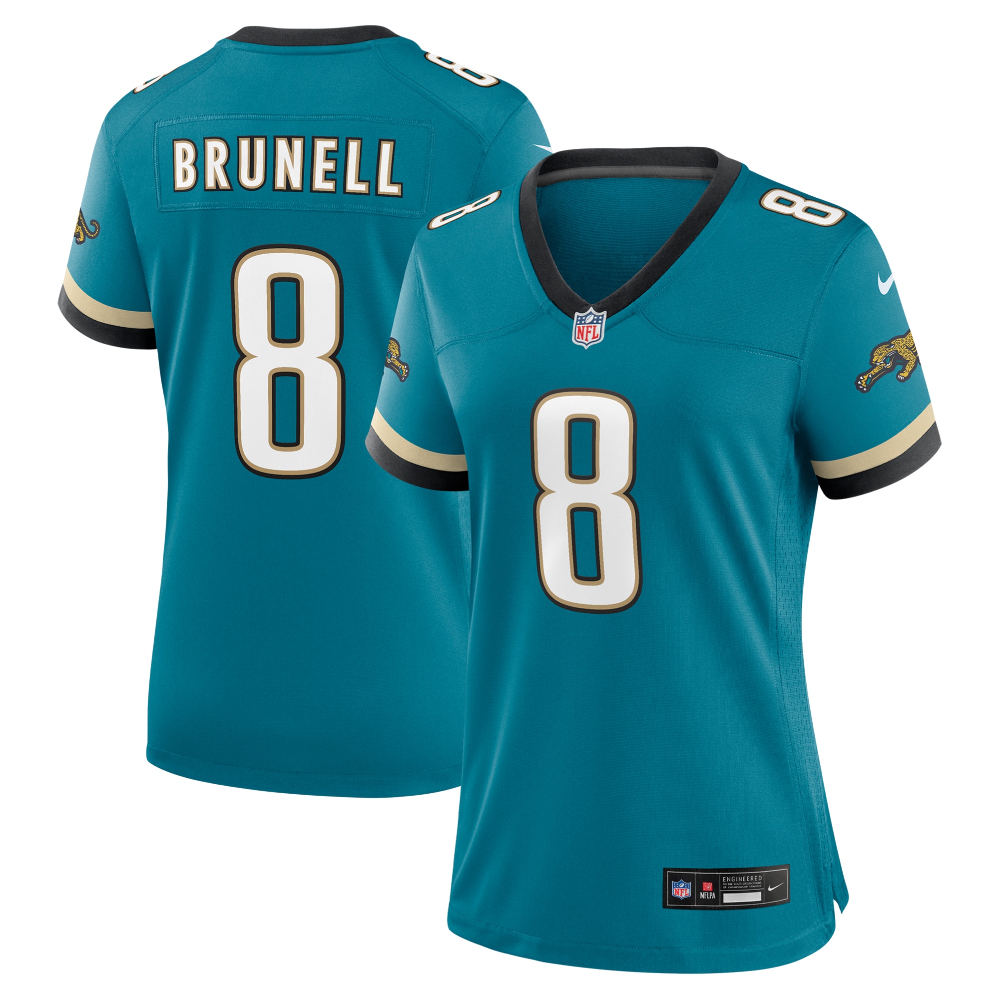womens nike mark brunell teal jacksonville jaguars prowler throwback retired player game jersey Collection – Jacksonville Jaguars Jerseys, Hats & Fan Gear | Jaguars Shop
