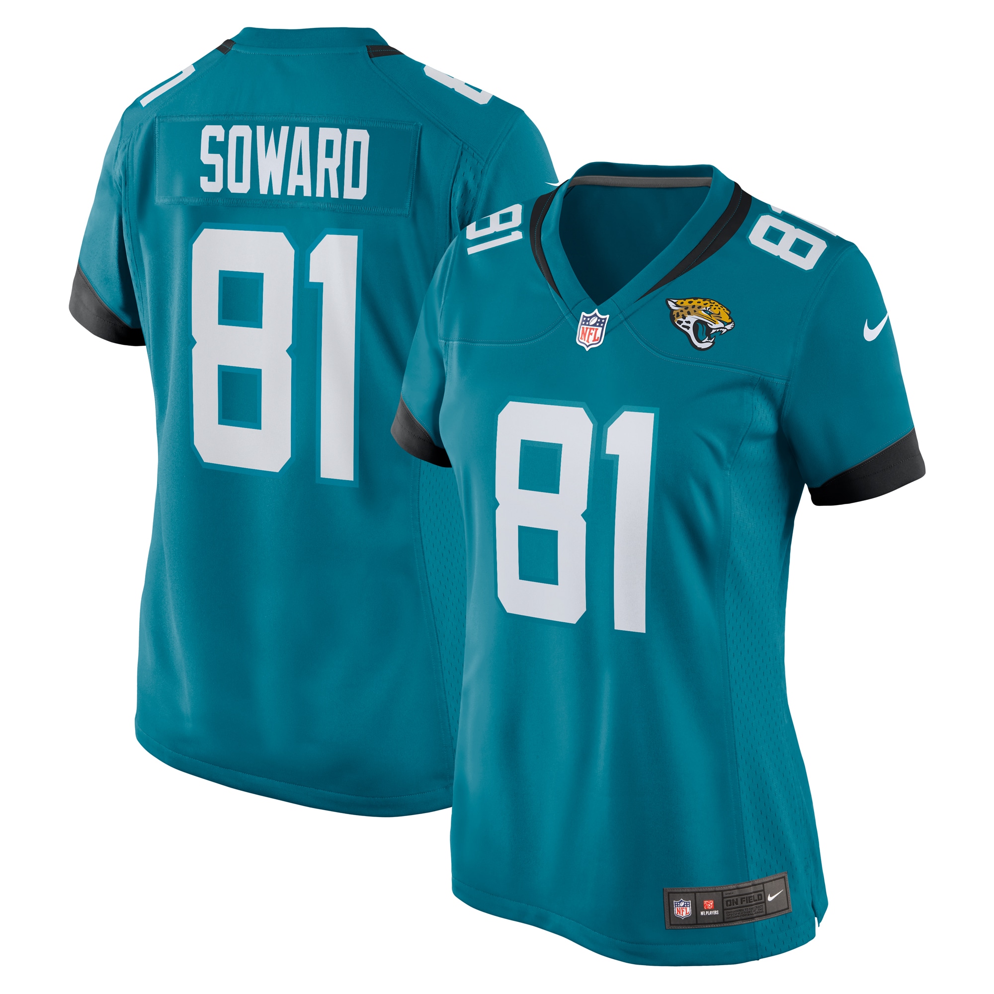 womens nike r. jay soward teal jacksonville jaguars retired player team game jersey Collection – Jacksonville Jaguars Jerseys, Hats & Fan Gear | Jaguars Shop