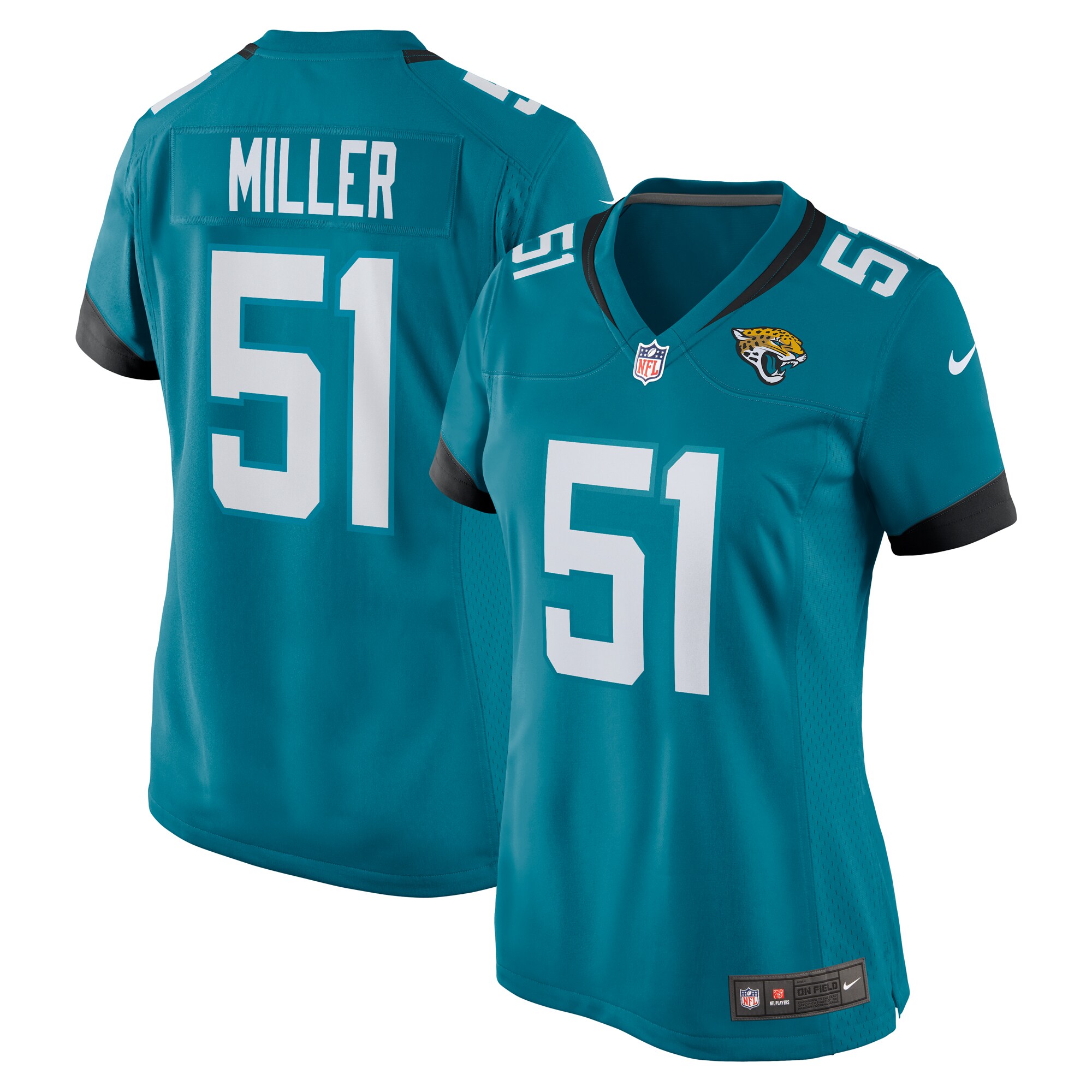 womens nike ventrell miller teal jacksonville jaguars game jersey Collection – Jacksonville Jaguars Jerseys, Hats & Fan Gear | Jaguars Shop