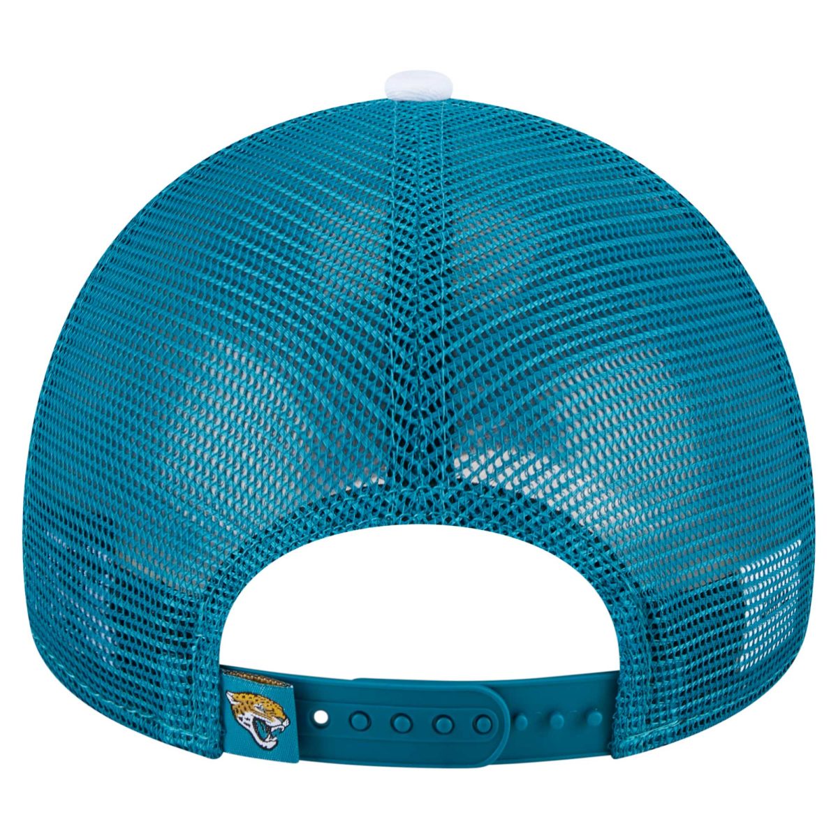 youth new era teal jacksonville jaguars sport night color block 9forty a-frame trucker adjustable hat Collection – Jacksonville Jaguars Jerseys, Hats & Fan Gear | Jaguars Shop