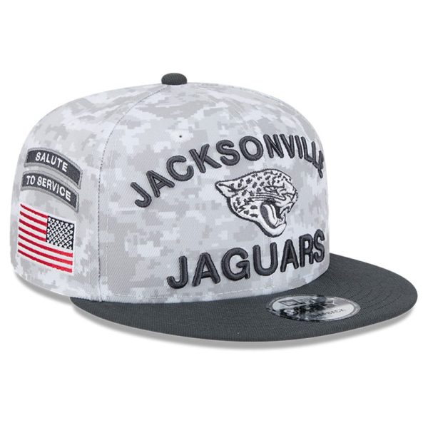youth new era whitegraphite jacksonville jaguars 2024 salute to service 9fifty snapback hat Collection – Jacksonville Jaguars Jerseys, Hats & Fan Gear | Jaguars Shop