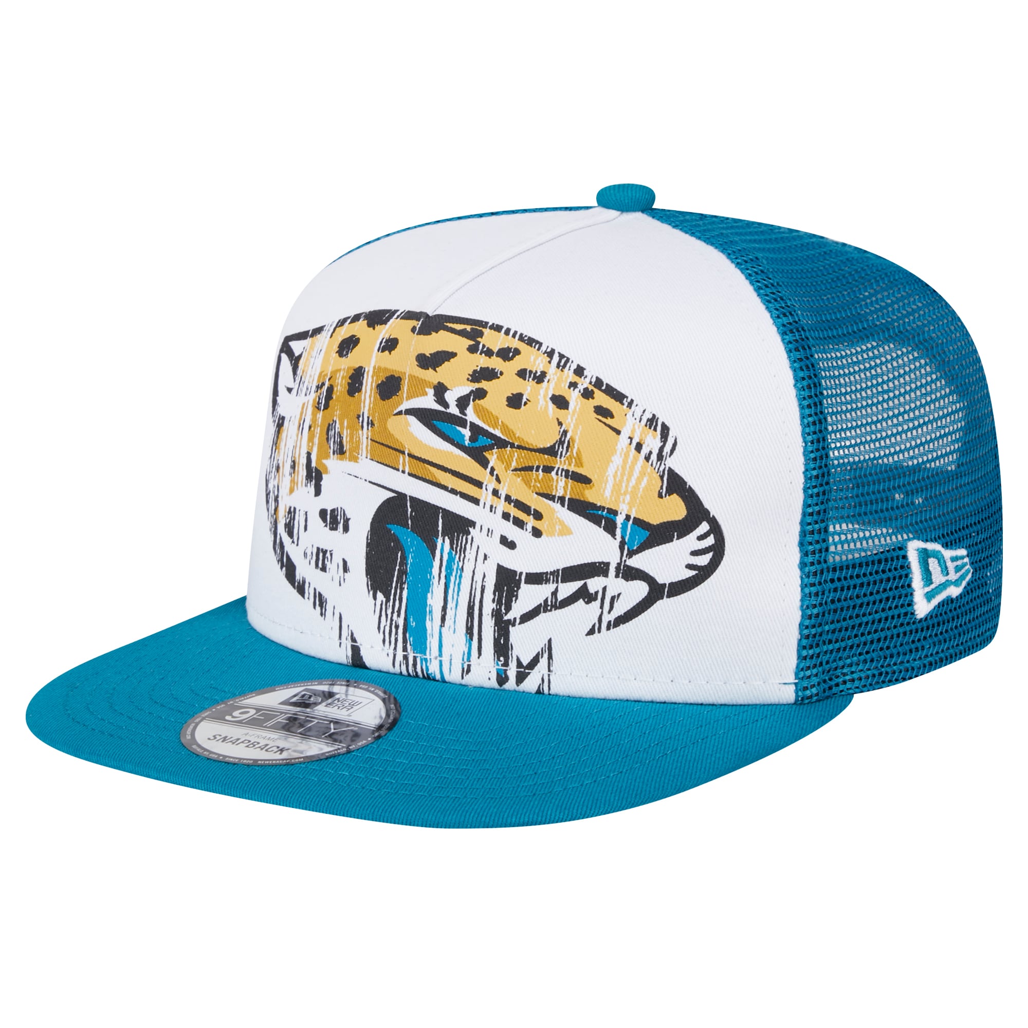 youth new era whiteteal jacksonville jaguars distressed 9fifty a-frame snapback hat Collection – Jacksonville Jaguars Jerseys, Hats & Fan Gear | Jaguars Shop