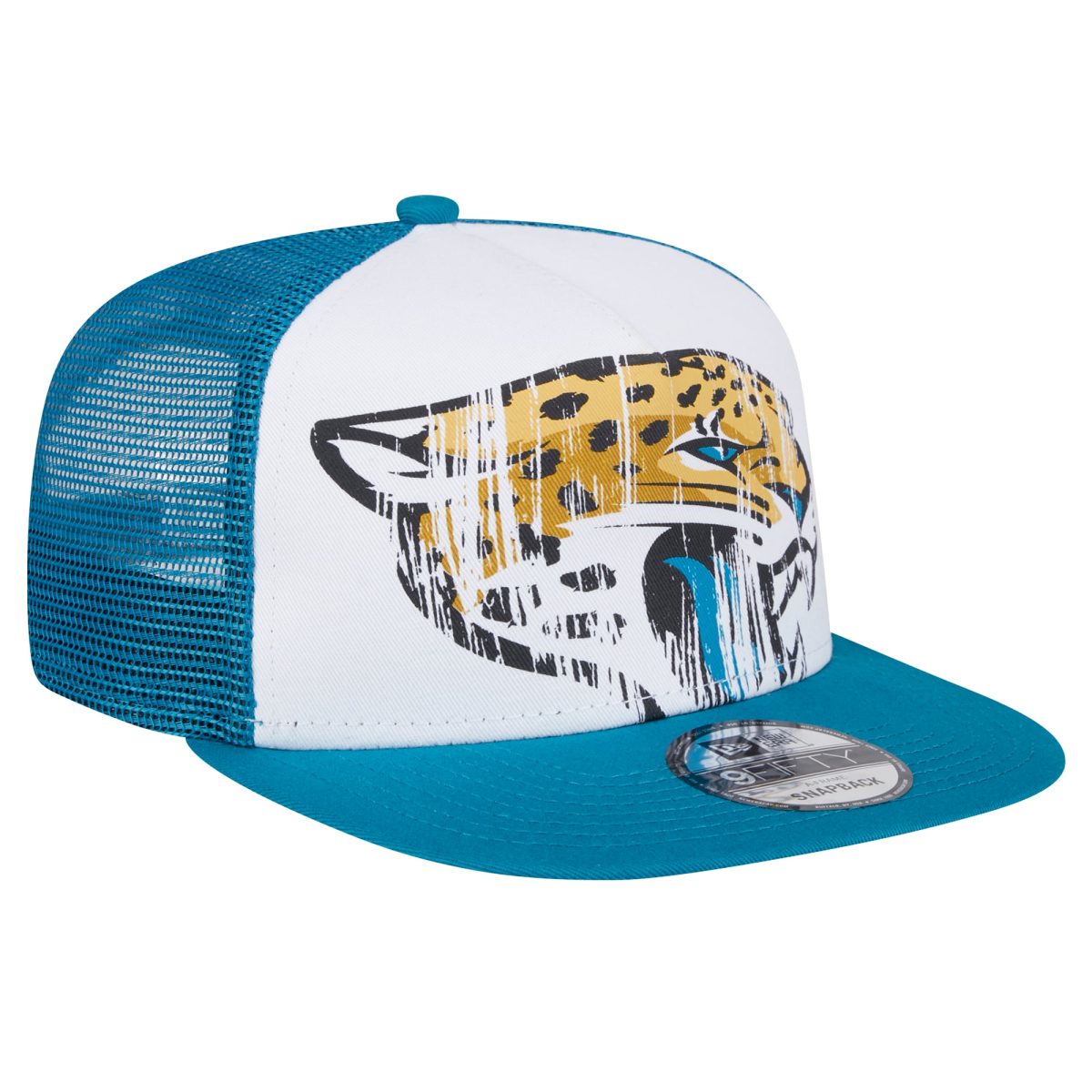 youth new era whiteteal jacksonville jaguars distressed 9fifty a-frame snapback hat Collection – Jacksonville Jaguars Jerseys, Hats & Fan Gear | Jaguars Shop