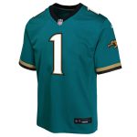 youth nike travis etienne teal jacksonville jaguars prowler throwback player game jersey Collection – Jacksonville Jaguars Jerseys, Hats & Fan Gear | Jaguars Shop